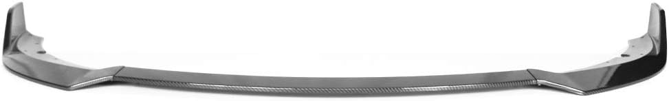 IKON MOTORSPORTS, Front Bumper Lip Compatible With 2015-2022 Dodge Charger SRT, V2 Style ABS Matte Black Front Splitter Lower Protector 3PC, 2016 2017 2018 2019