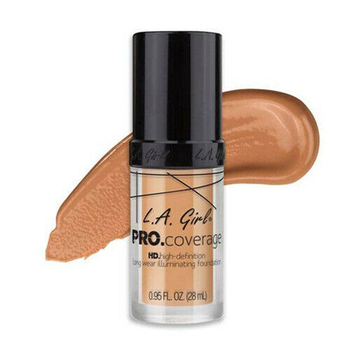 L.A. Girl Pro Coverage Illuminating Foundation - Natural (Pack of 6)