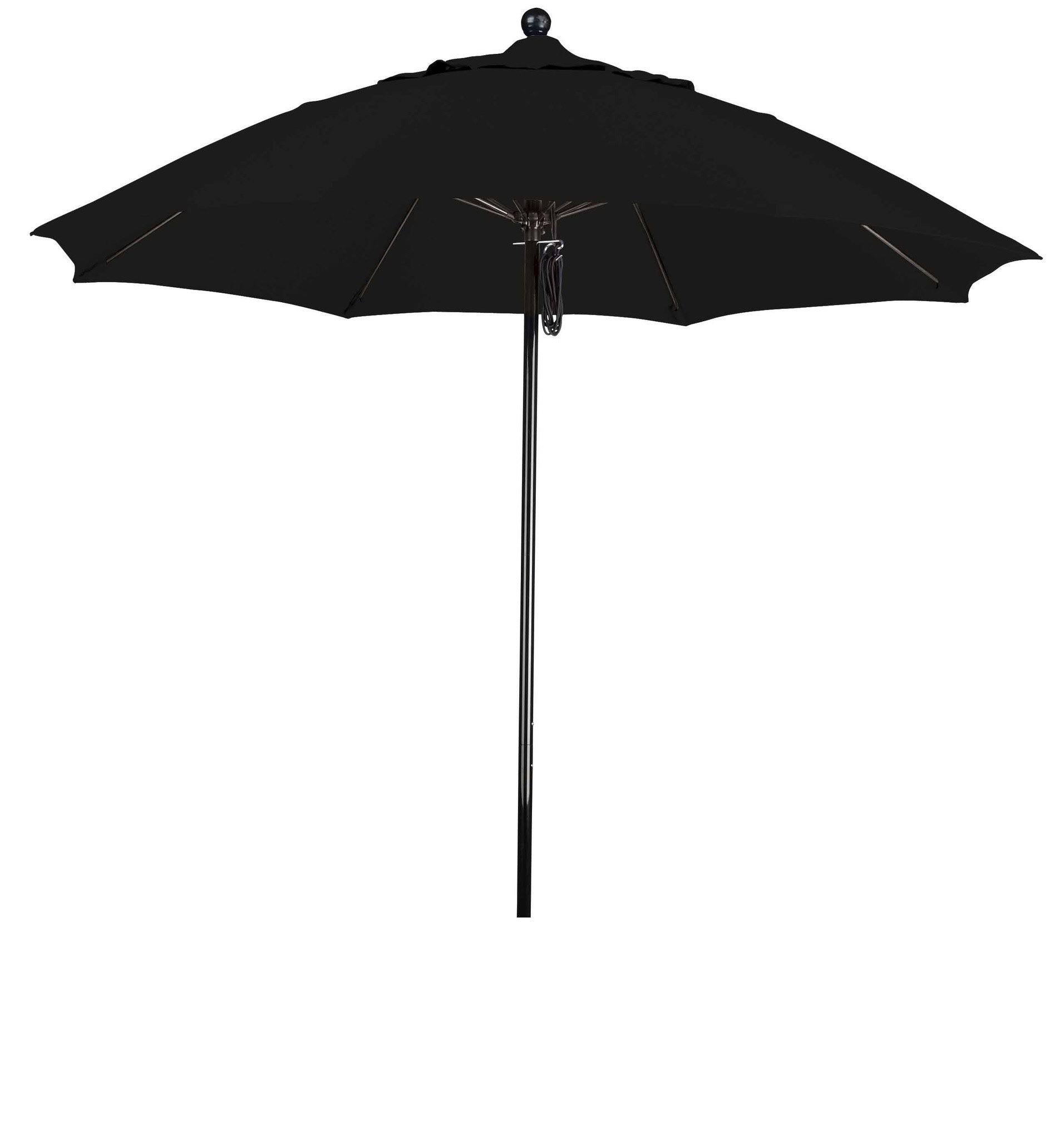 California Umbrella Oceanside 9& Black Market Umbrella in Spa