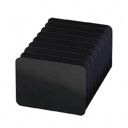 Steelmaster Vertical Steel Organizer 8 Slots Black