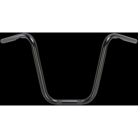 Emgo | 07-93431b 1x22 Handlebars Gloss Black 12x22 Ape Hanger