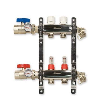 Bluefin 2 Loop Stainless Steel Manifold Package (1/2 inch PEX-AL-PEX)