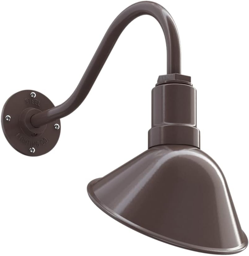 The Venice Gooseneck Sign Light | Restaurant or Accent Wall Light | Shines Light Back Towards The Wall | Barn Lighting Style for Your Modern Farmhouse (16