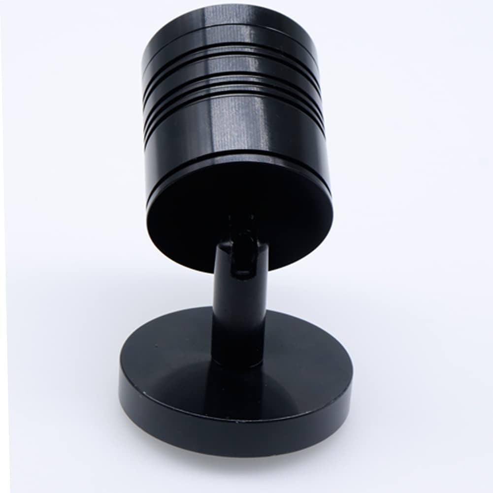 Aolyty 5W LED Wall Spotlight Mini Surface Mounted Light Ceiling Spotlight Jewelry Cabinet Lamp White Light AC85-265V for Showroom Bedroom Painting Picture Jewelry Showcase Model Display (Black)