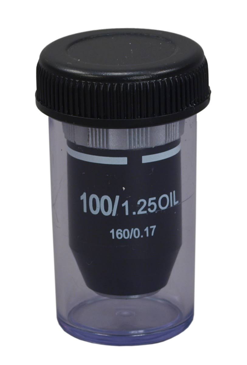 OMAX 100x Semi Plan Achromatic Objective for Compound Microscopes