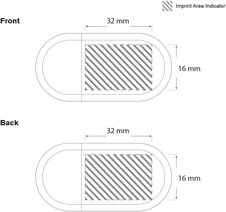 Possibox Custom Wood USB Flash Drive 128MB Printed or Engraved with Your Logo - as Promotional Gift Bulk USB 2.0 - 50 Pack