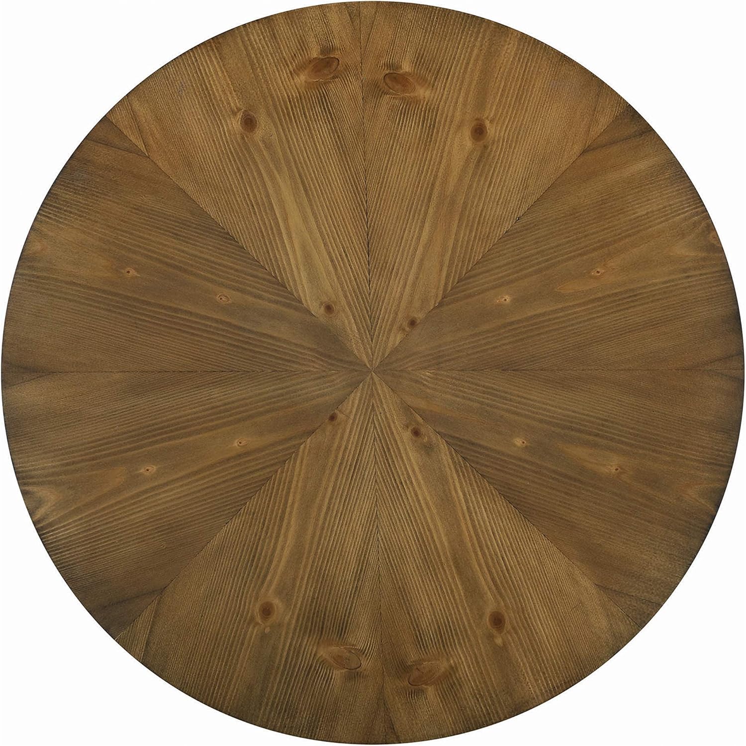 Coaster Home Furnishings Churchill Round Dark Brown and Black End Table, Dia. 24'' X 23.5