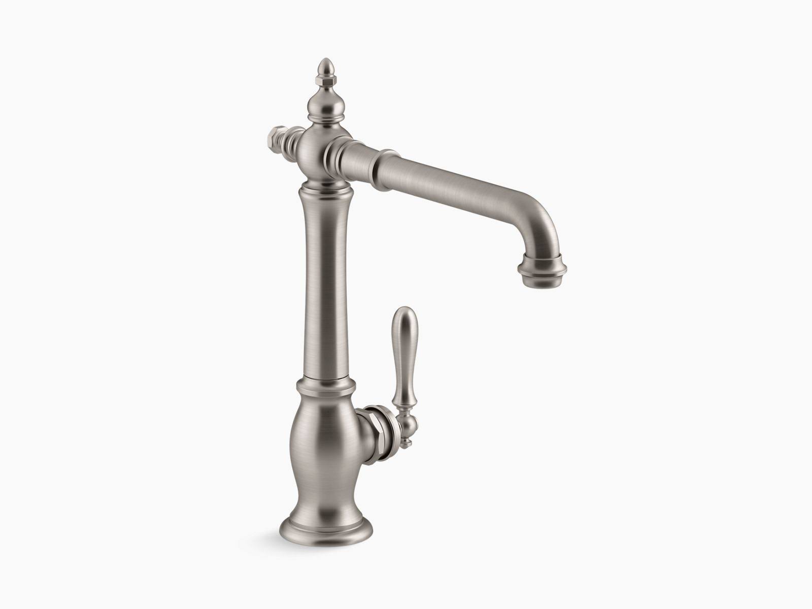Kohler 99266-VS Artifacts Single-Hole Kitchen Sink Faucet with