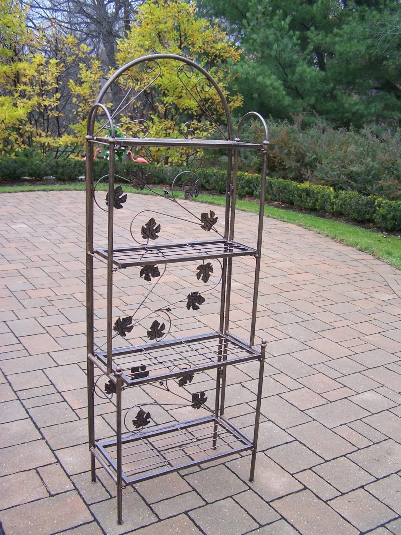 Oakland Living Sun Valley Bakers Rack, Antique Bronze