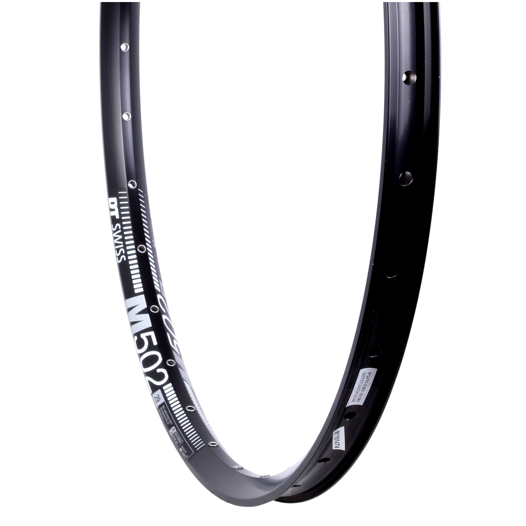 DT Swiss M 502 29x22 Tubeless-Ready Disc Rim: 32H Black