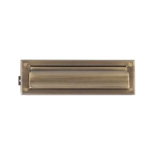 Brass Accents A07-M0010-609 Mail Slot - 3.63 in. x 13 in. - Antique Brass, Gold