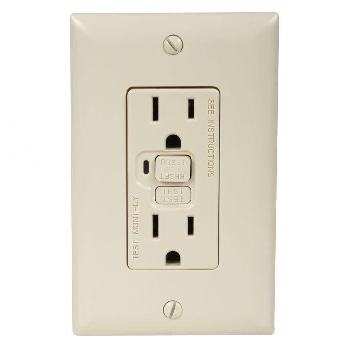 Wall Receptacles - 15 Amp GFCI - UL Listed