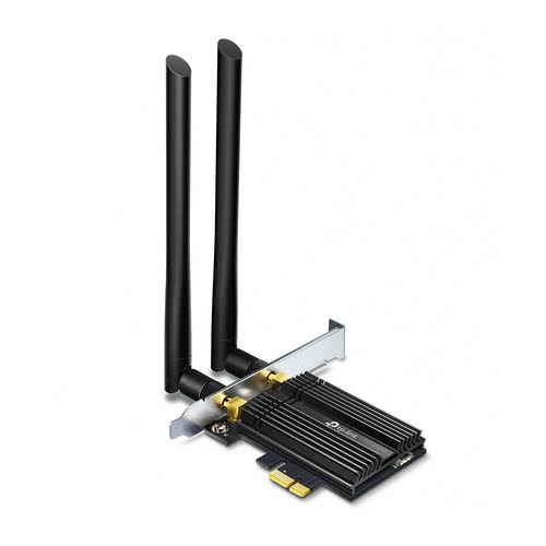 TP-Link Archer TX50E Dual-Band Network Adapter - PCIe - 802.11ac/Bluetooth 5.0/802.11ax - Detachable Antenna
