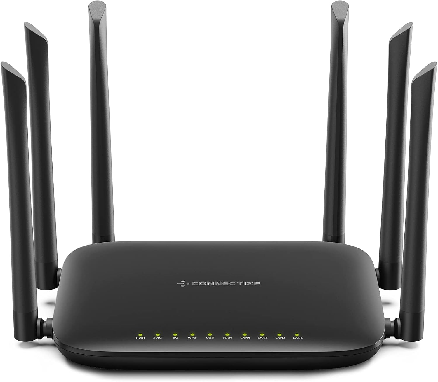 Gigabit WiFi Router, AC2100 Dual Band High Speed Wireless Router for Home & Gaming, 6 Antennas, MU-MIMO for Superb 2300 Sq.Ft Coverage & 30+ Devices, Easy Setup, Parental Control(Model: Connectize G6) Pack of 2