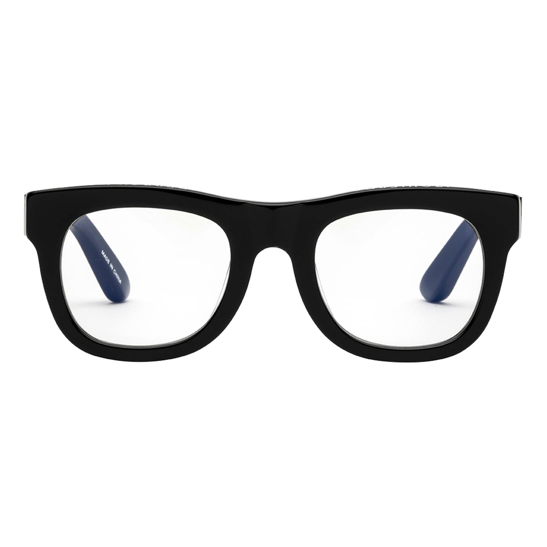 Caddis Unisex D28 Blue Light Blocking Glasses, 50mm - Gloss Black