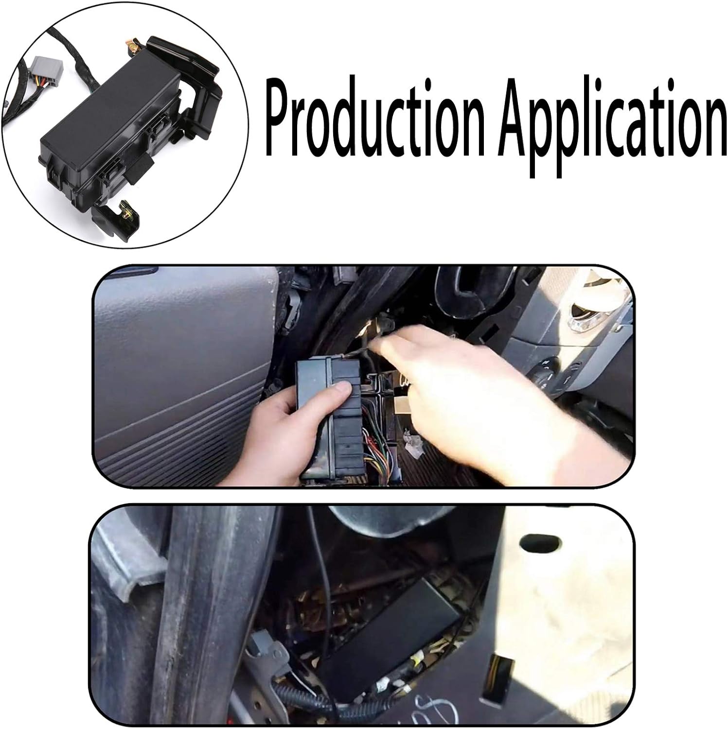 WEILEITE In-Dash Auxiliary Upfitter Switch Panel Kit Compatible With Ford F250 F350 F450 F550 F650 F750 2011-2016 Super Duty Replaces BC3Z14A303B AL3Z13D730AA AL3Z-13D730-AA