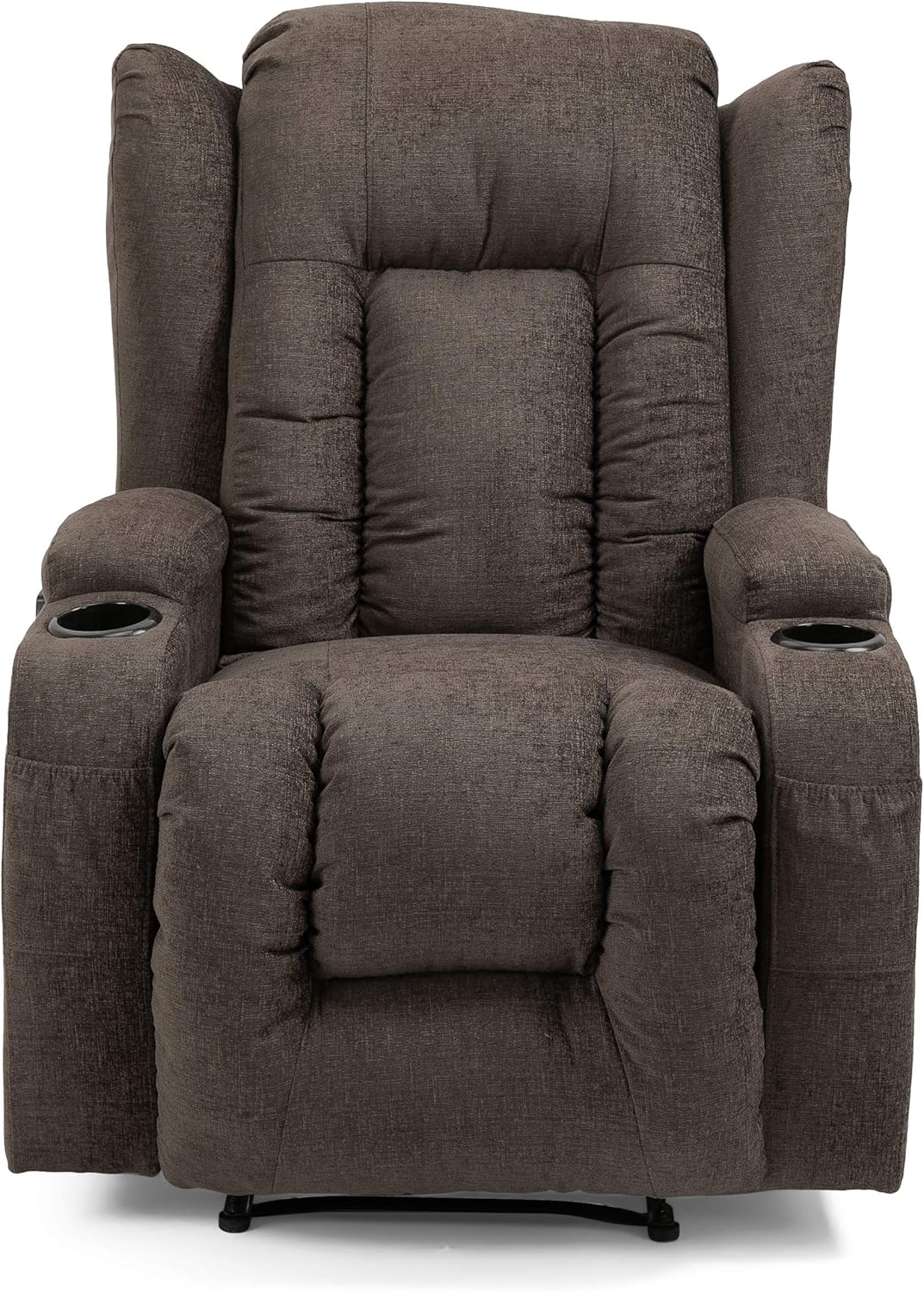 Christopher Knight Home Lavonia Massage Recliner, Navy Blue + Black