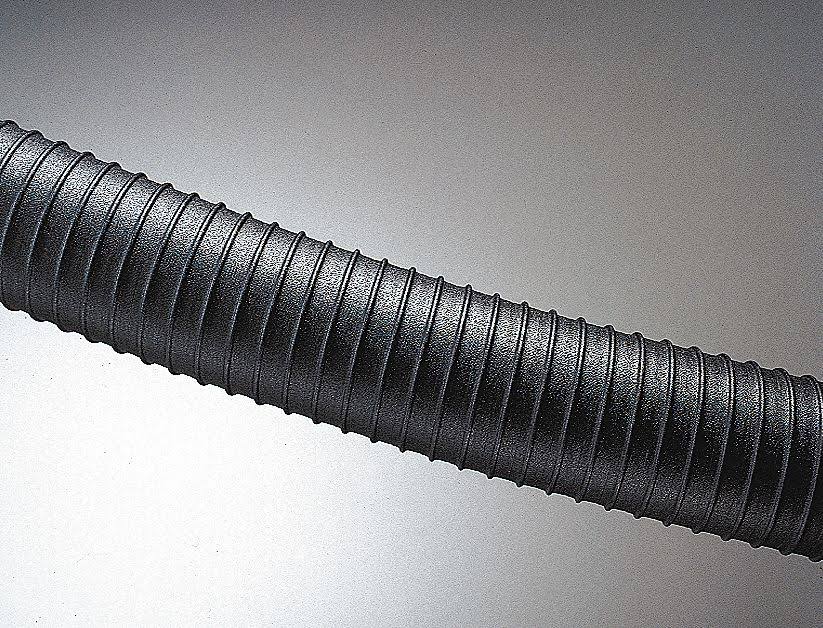 Hi Tech Duravent - 1110-0500-0002 - Industrial Ducting Hose, Hose Inside Dia. 5 in, Hose Length 25 ft, Hose Color Black, 14 PSI