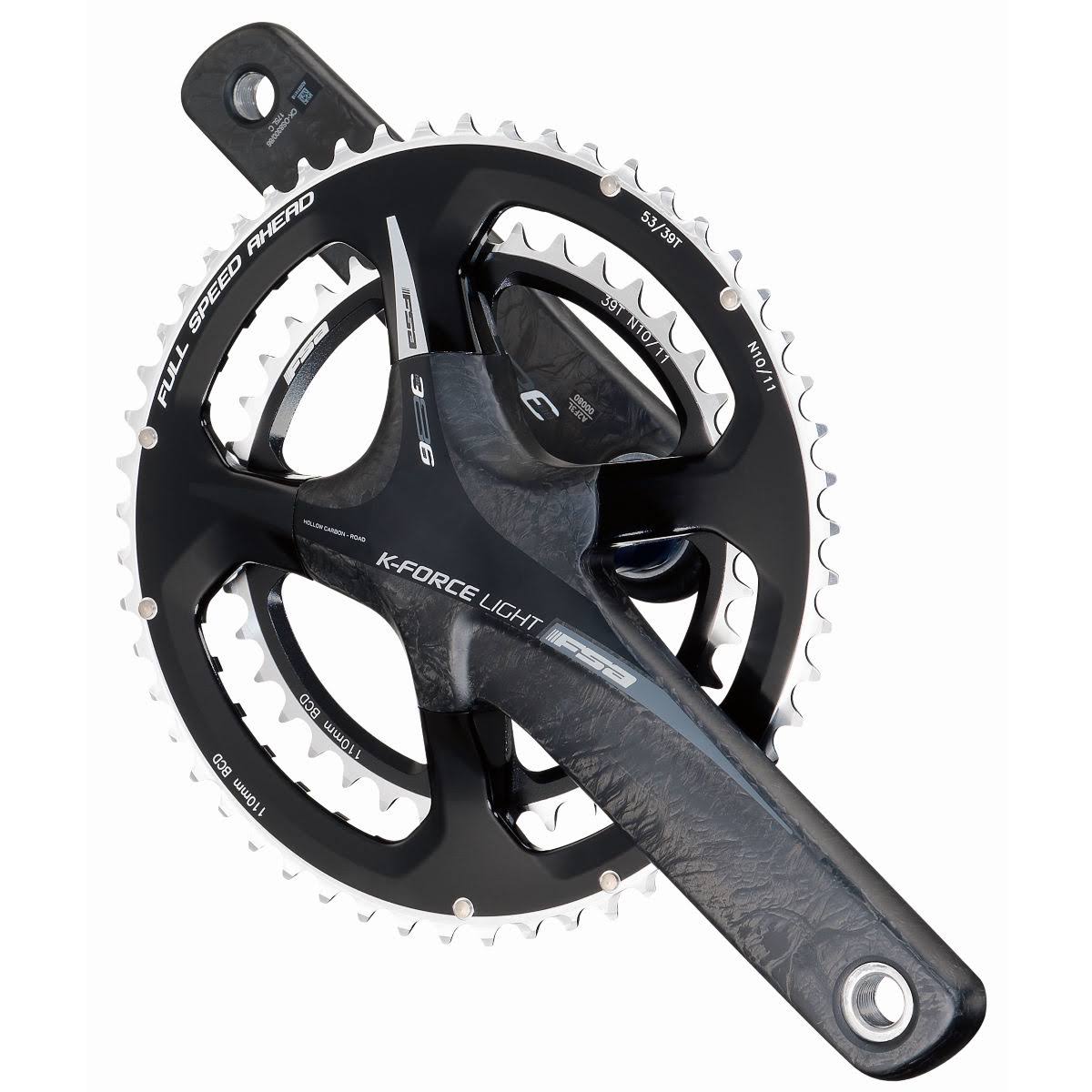 FSA K-Force Light ABS Crankset 2018 Black 34/503 172,5mm