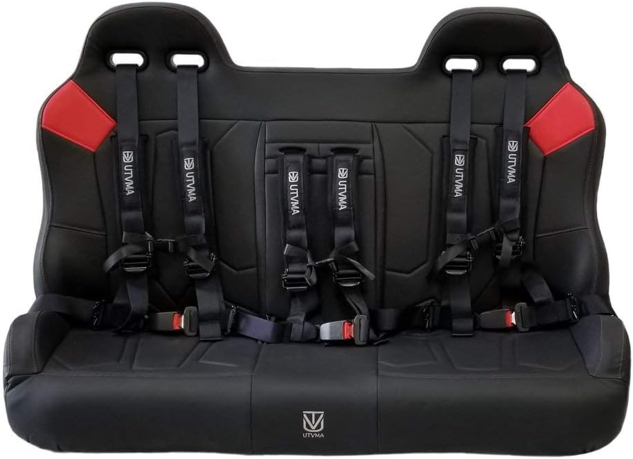Polaris General 4 1000 Rear Bench Seat (Silver Patch) by UTV Mountain Accessories