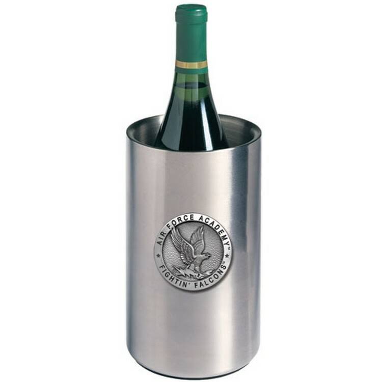 Air Force Academy Falcons Pewter Stainless Steel Wine Bottle Chiller