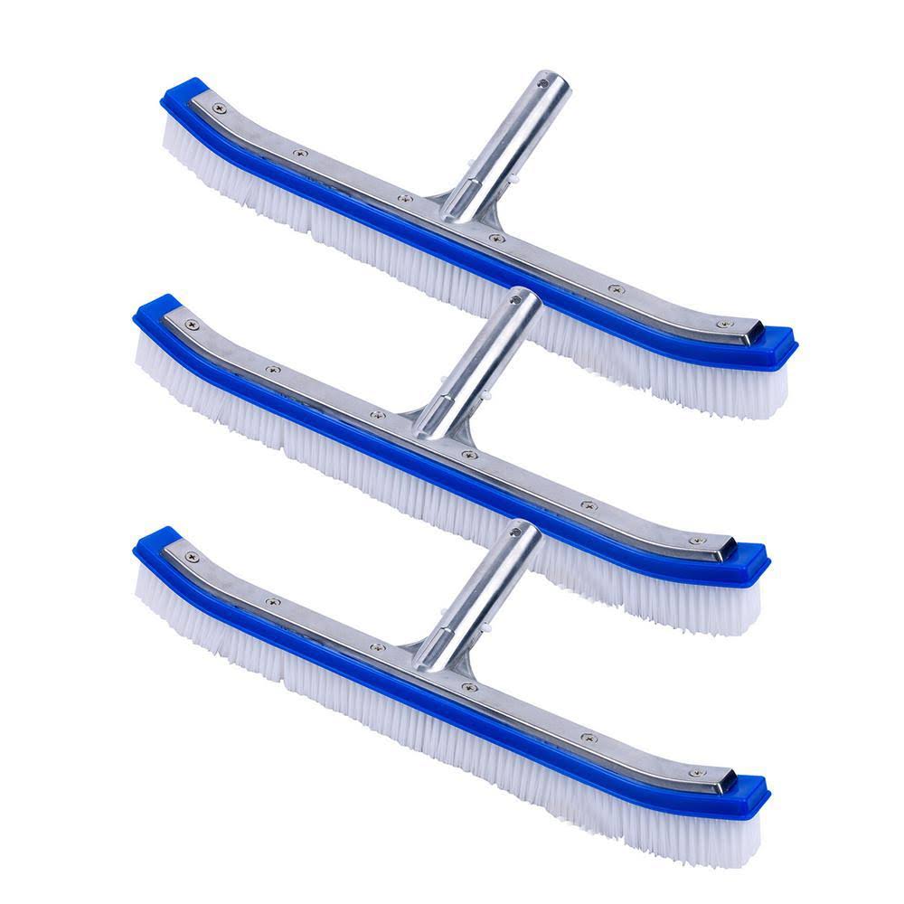 Smartclear 18 inch Wall Brush Aluminum Back Pack of 3