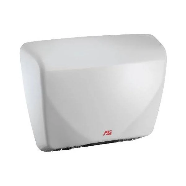 American Specialties Surface Mounted Hand Dryer, White, 11.25X8X7.25 in, 100-240 Volts, 15.9-18.3 Amps, 185 CFM 195