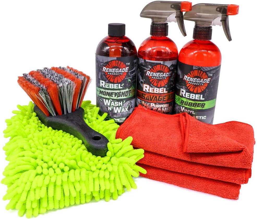 Renegade Products Off Road Reload Mini Detailing & Cleaning Kit UTV, ATV, Motocross Dune Riding, Trail Riding Mudding Pack of 2