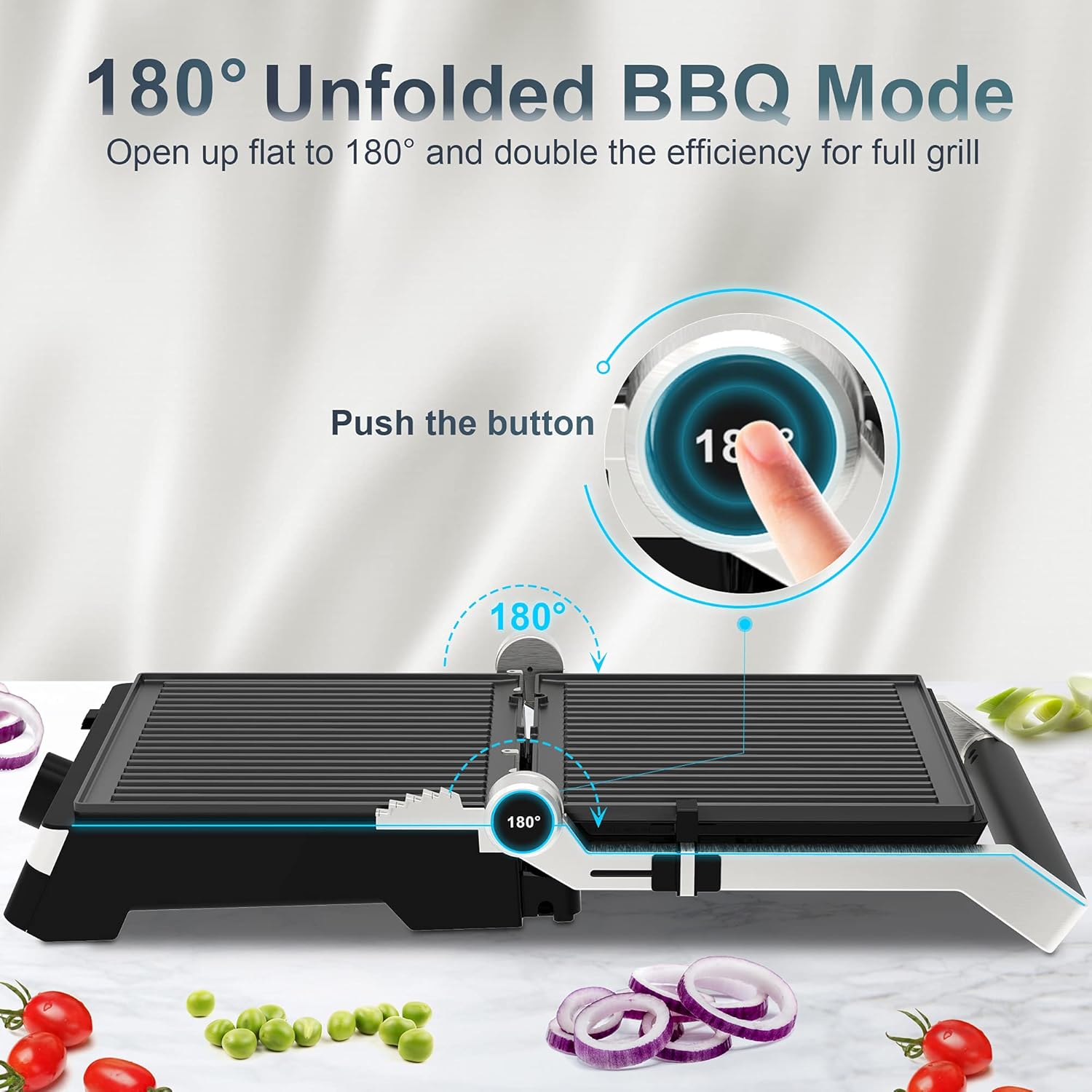 OMAIGA&nbsp;Indoor&nbsp;Grill,&nbsp;Panini&nbsp;Press&nbsp;with&nbsp;Temperature&nbsp;Control,&nbsp;Indoor&nbsp;Electric&nbsp;Grill,&nbsp;6-Serving&nbsp;Stainless&nbsp;Steel&nbsp;Panini&nbsp;Press&nbsp;Sandwich&nbsp;Maker&nbsp;with&nbsp;Detachable&nb