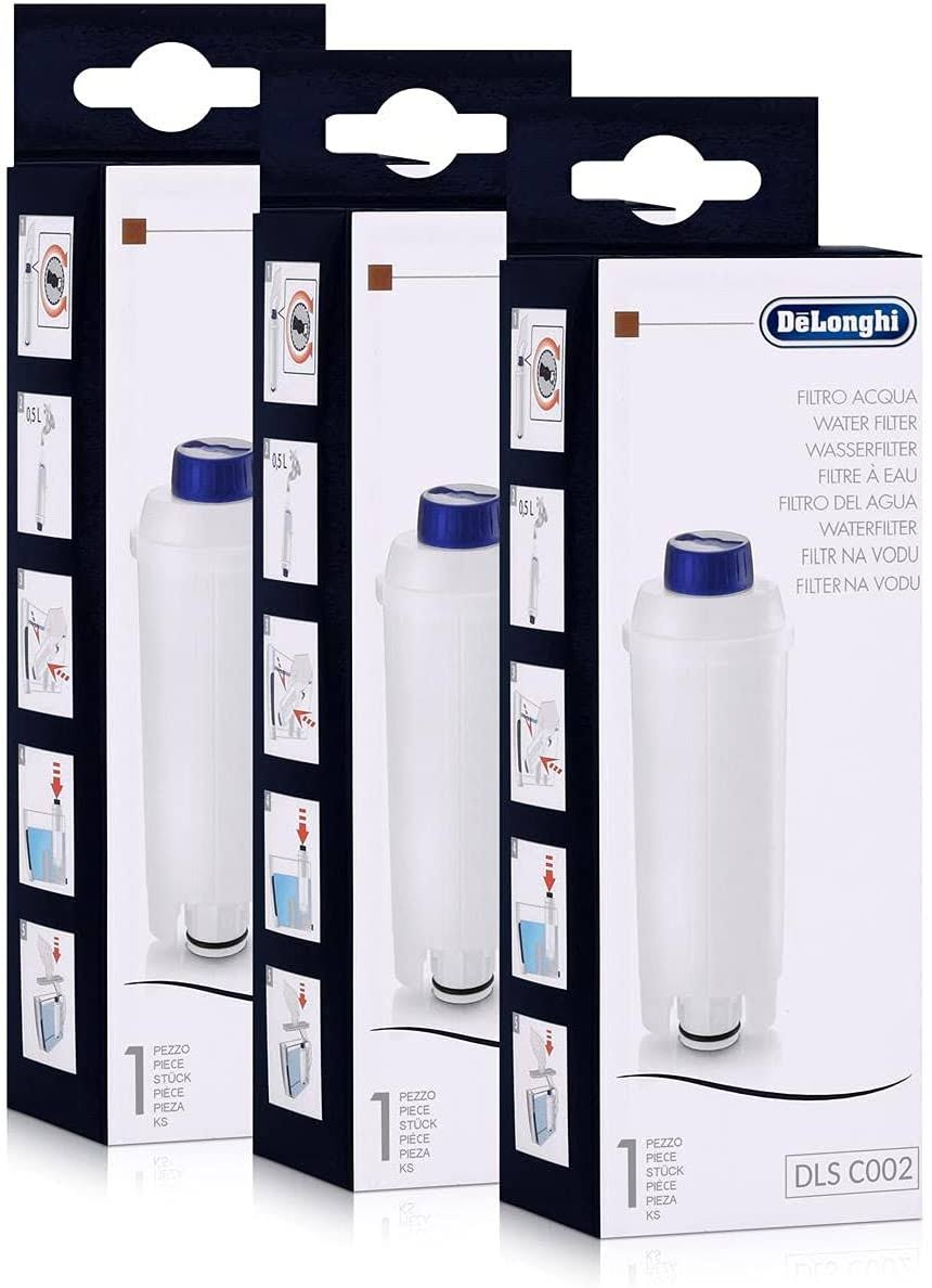 Delonghi Water Filter Softener DLSC002 Pack of 3