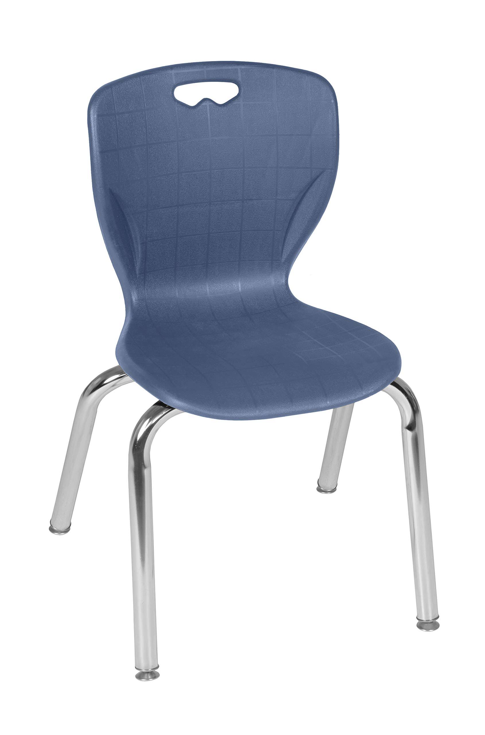 Regency Andy 15 in. Navy Blue Stack Chair