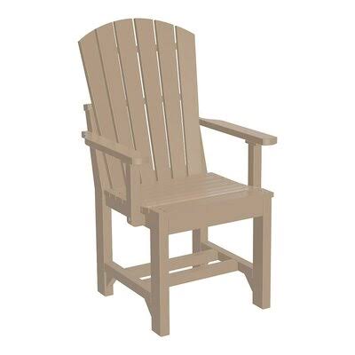 Horigan Adirondack Bar Height Patio Dining Chair Ebern Designs Frame Color: Weatherwood