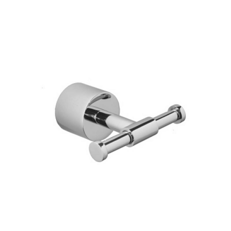 Jaclo Contempo 3501-DRH-WH Double Robe Hook - White