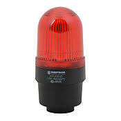 Industrial Tall Signal Beacon: Red, Permanent, 115 VAC (PN#21911067)