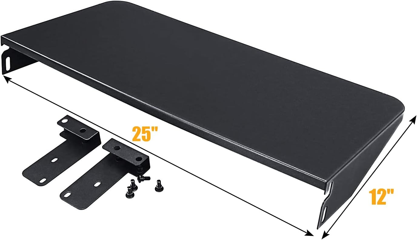 Utheer Folding Shelf for Traeger 22 and Ironwood 650 Series Pellet Grill, Grill Accessories for Traeger Pro 22 and Pro 575 Series Pellet Grills, BAC362 Front Folding Shelf, 25