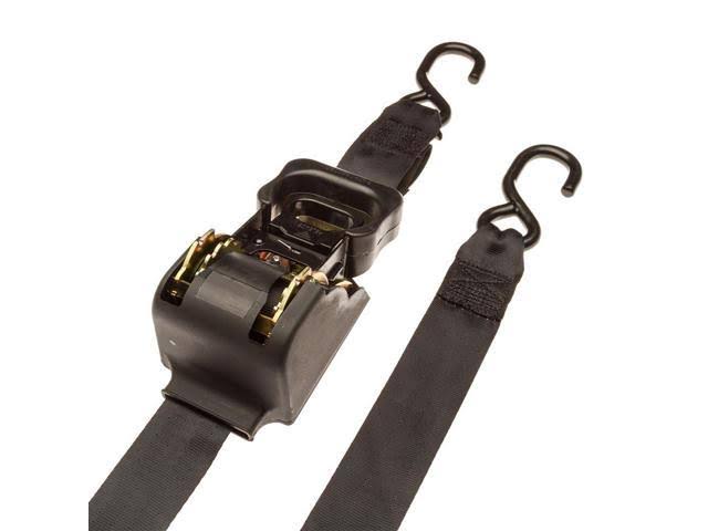 8-Pack - 2x22 x 10& Retractable Ratchet Strap with S-Hooks