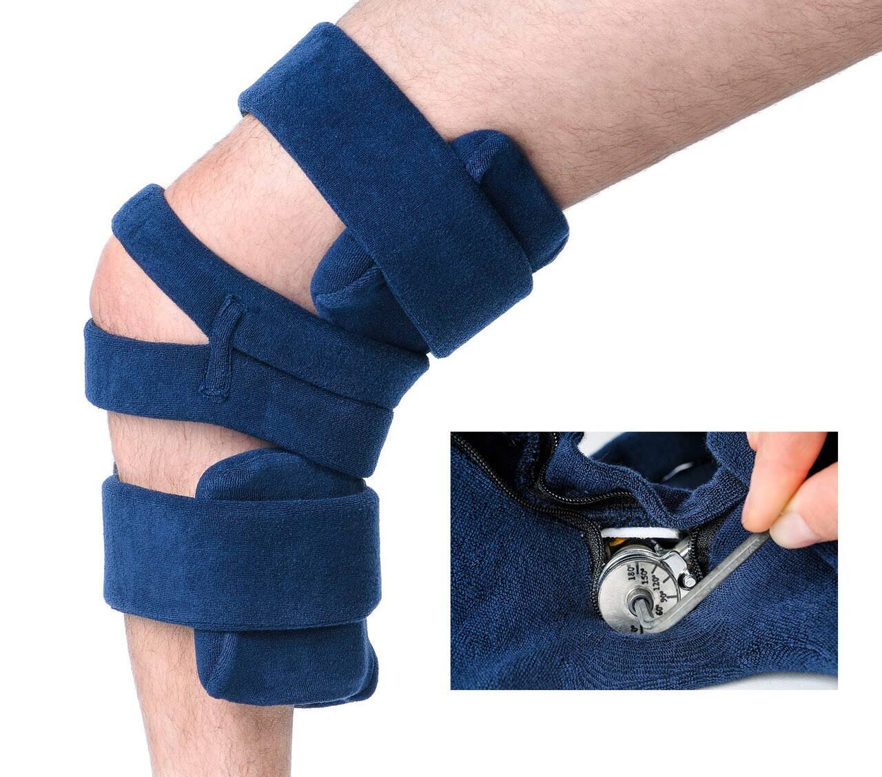 Comfy Goniometer Knee Orthosis-Adult, with 1 Terrycloth Cover-each