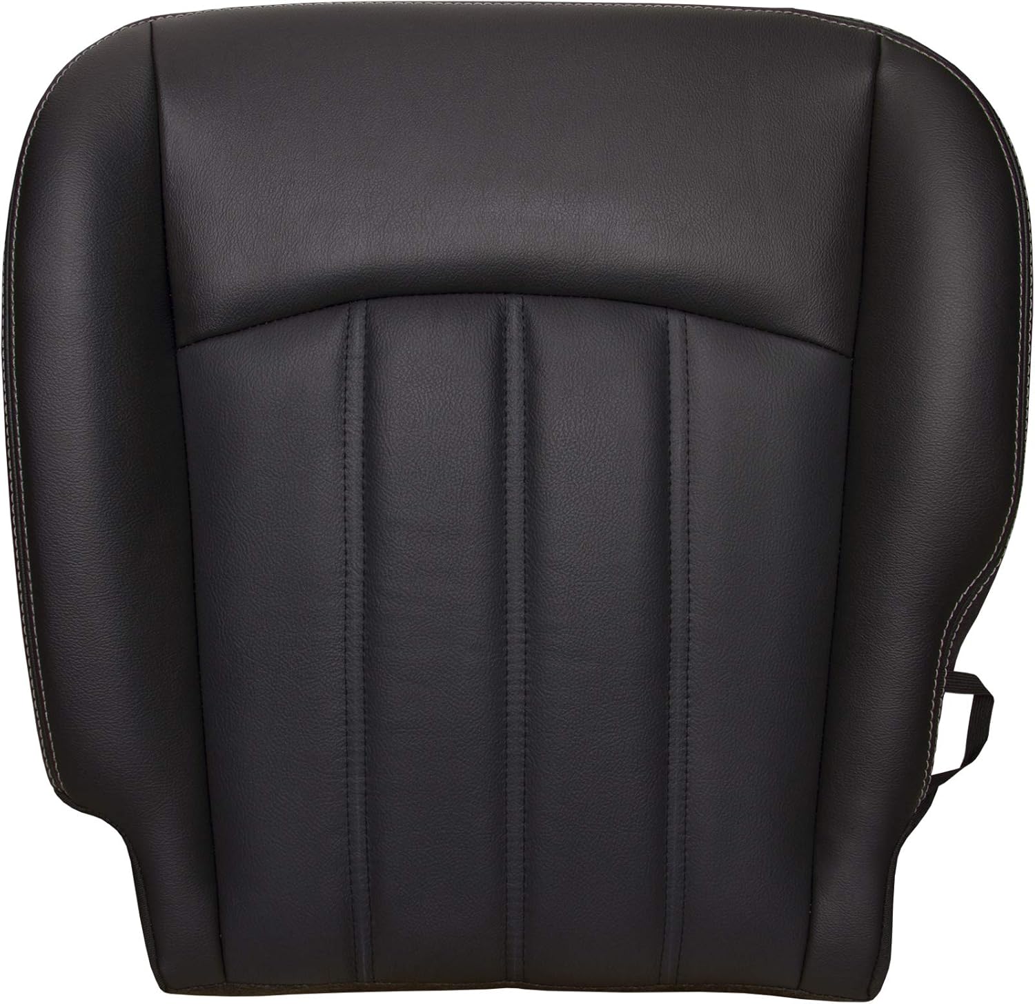 The Seat Shop Driver Bottom Split Bench 40 Portion Replacement Leather Seat Cover - Dark Slate Gray (Compatible with 2009 - 2012 Dodge Ram Laramie 1500, and 2010 - 2012 Dodge Ram Laramie 2500/3500)