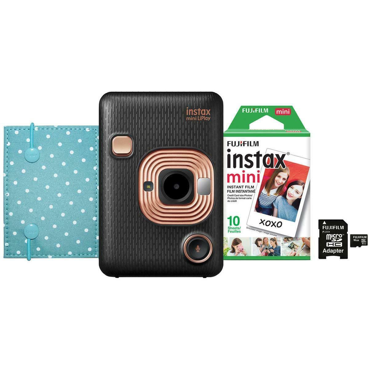 Instax Mini LiPlay, Elegant Black, 2 in 1