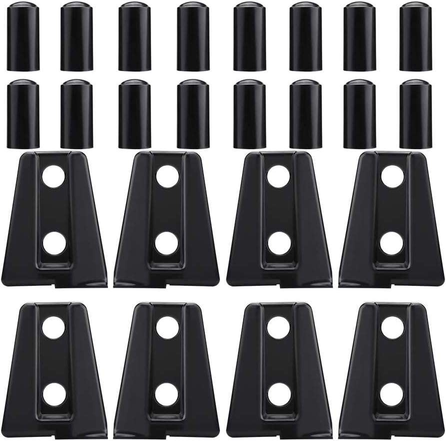 Jk Hinge Cover - Door Hinges | 8pcs Black Car Door Hinge Cover Trim Protector for Jeep Wrangler JK Unlimited 4-Door 2007-2018 for Jeep Jk Door Hinges