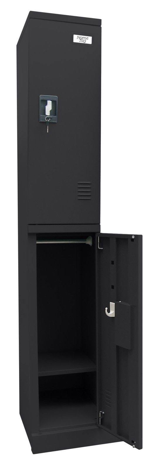 Sandusky Quick Assembly Double Tier Locker - Black (72
