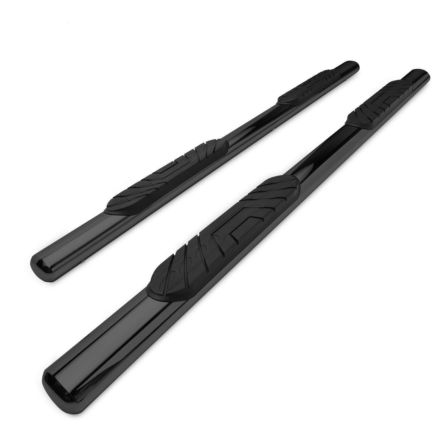 Tac 2009-2016 Dodge Ram 1500 / 2500 / 3500 Crew Cab 4x22 Oval Black Side Bar Step Nerf Bars Running Boards