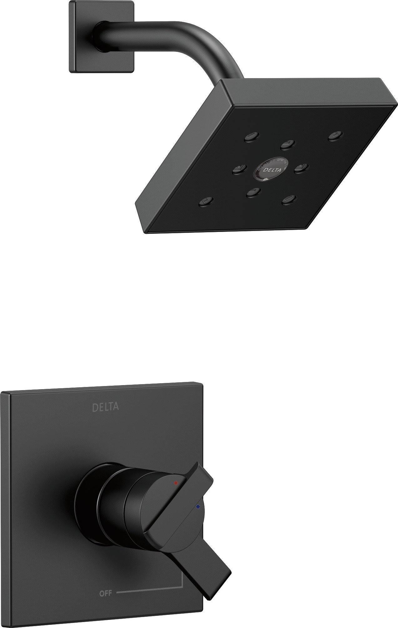 Delta T17267-BL Ara Monitor 17 Series H2Okinetic Shower Trim Matte Black