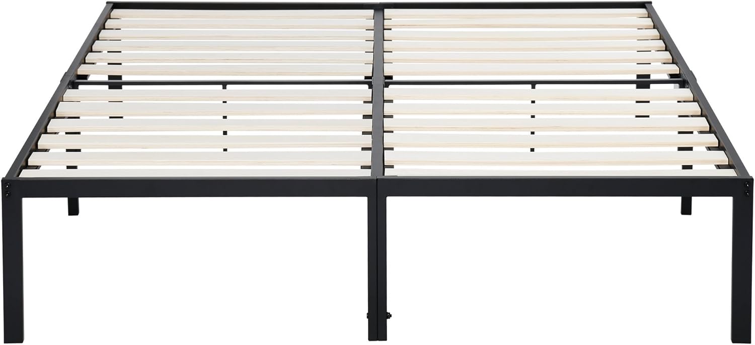 SLEEPLACE Bed Frame, King, Black