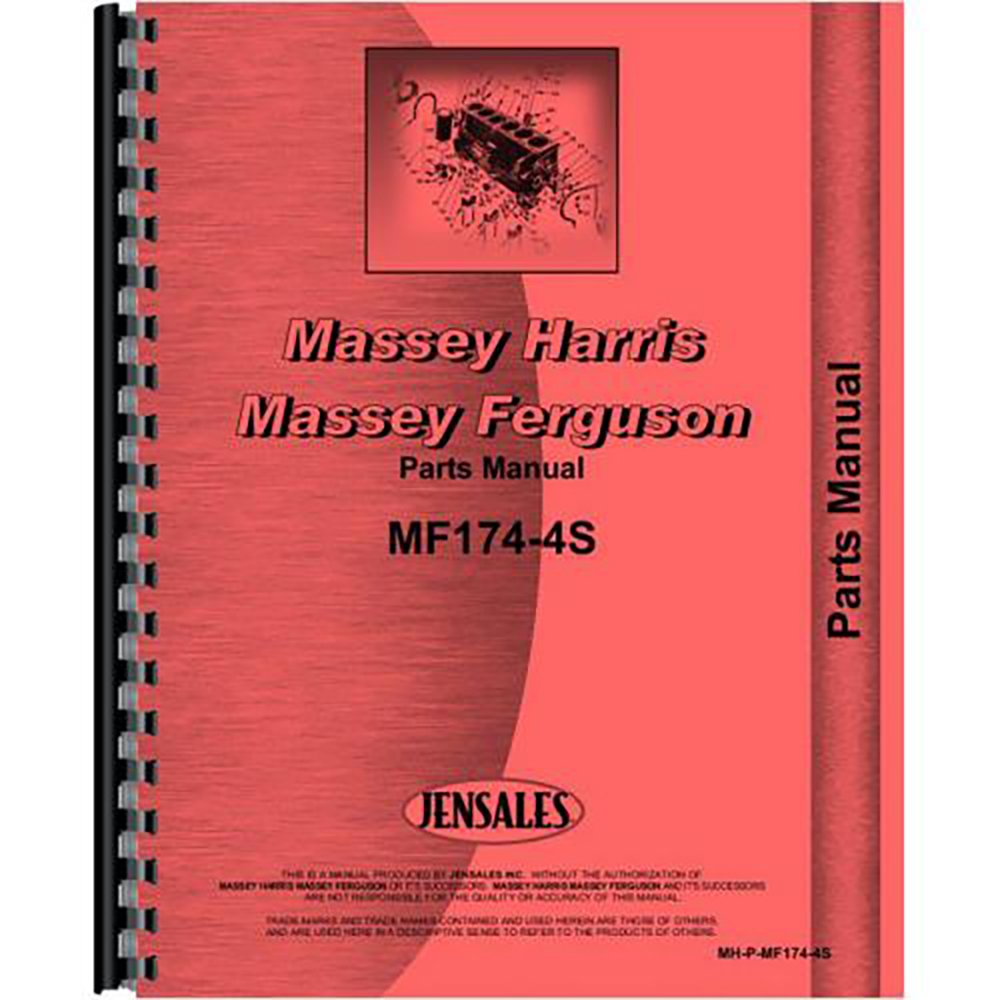 Fits Massey Ferguson 174-4S Tractor Parts Manual