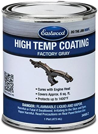 Eastwood Factory Finish Gray High Temperature Durability Coating 1 Pint