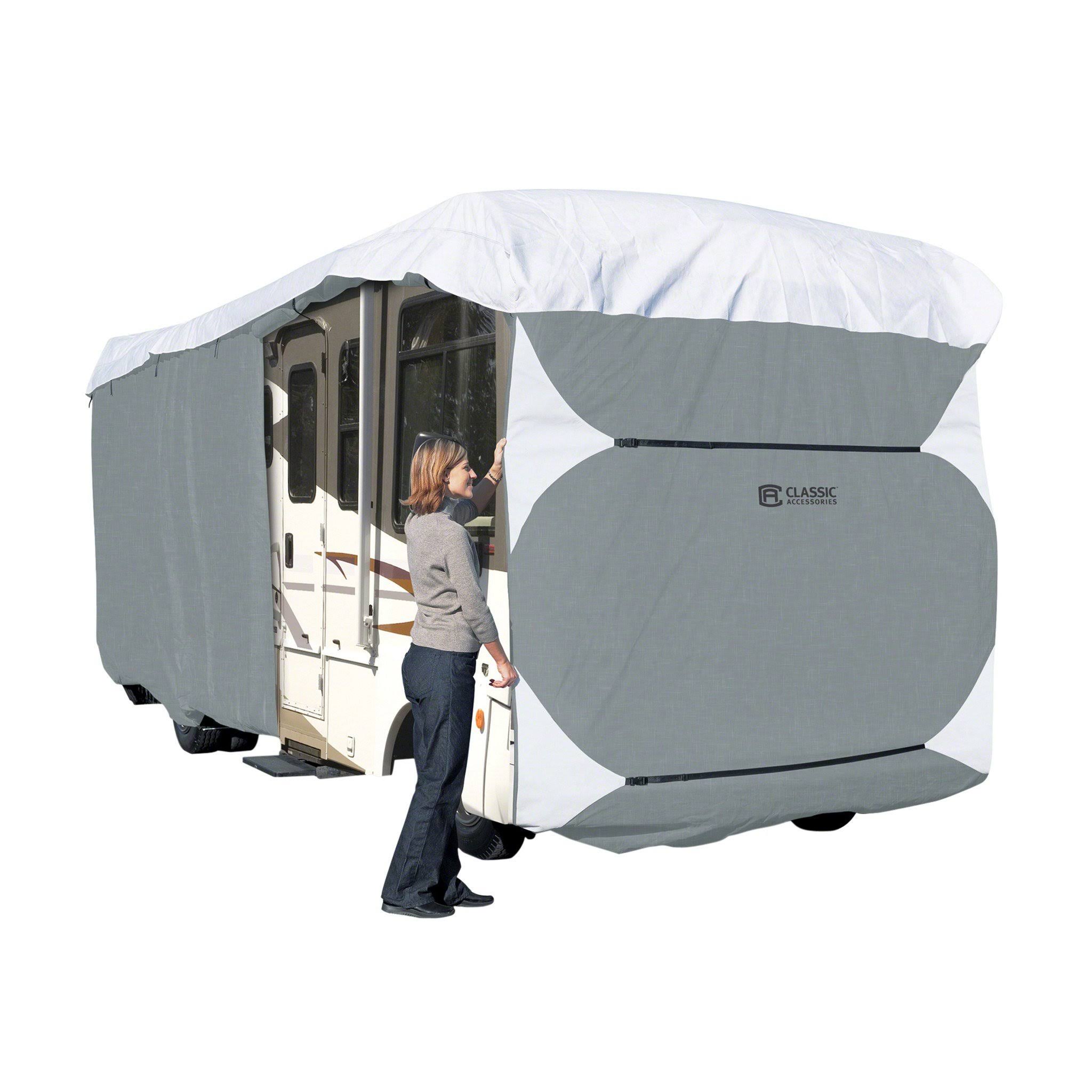 Classic Accessories 70863 - Polypro 3 Deluxe Class A RV COVER, Grey