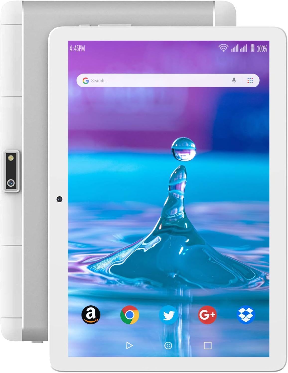 Android Tablet 10 Inch 2021, 32GB Storage, WiFi Tablets with Android 10.0 OS, 5MP Rear Camera, WiFi, Bluetooth, Google Certified, HD IPS Screen – Black