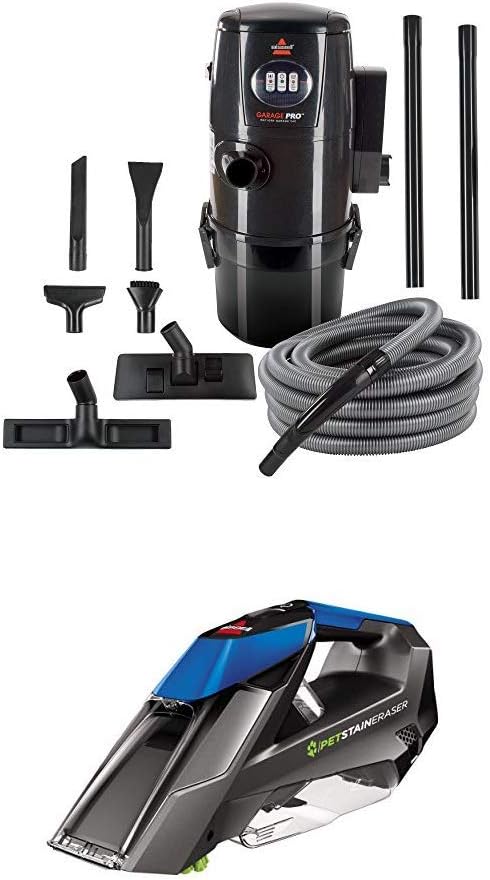 BISSELL Garage Pro Wall-Mounted Wet Dry Car Vacuum/Blower With Auto Tool Kit, 18P03