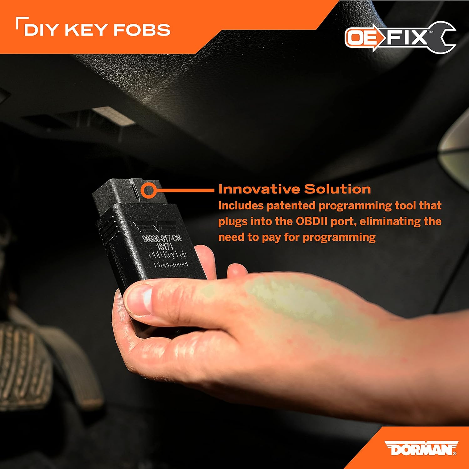 Dorman 99153 Keyless Entry Remote 4 Button Compatible with Select Models (OE FIX) Pack of 2